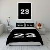 Bold White Number "23". Bedding Sets Duvet Cover Sets Duvet Covers Pillowcases(1 * Duvet Cover 2 * Pillowcases, Without Duvet Insert)