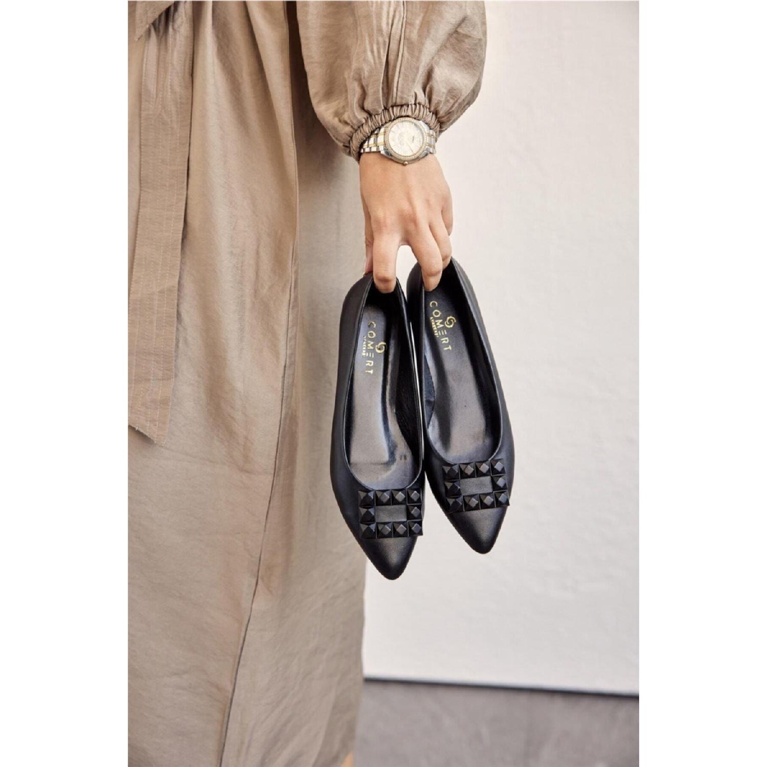 

Жіночі балетки Зручна ортопедична устілка Шкіряна шкіра 36