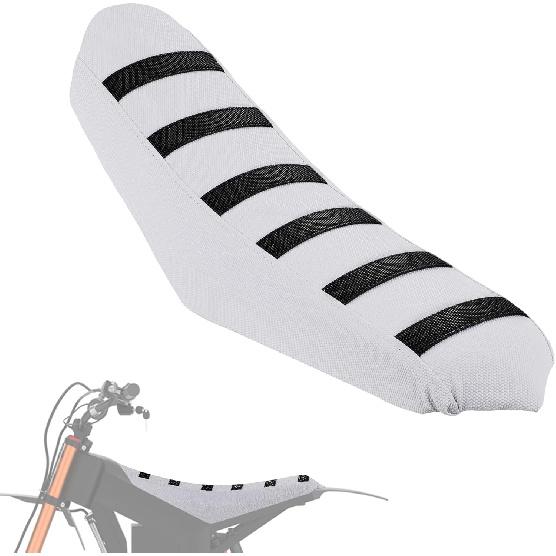 Electric Dirt Bike Seat Cover for Tutti Soleil 01,Black Stripe Non-Slip Motorcycle Cushion Cover for Tuttio Soleil01-Black