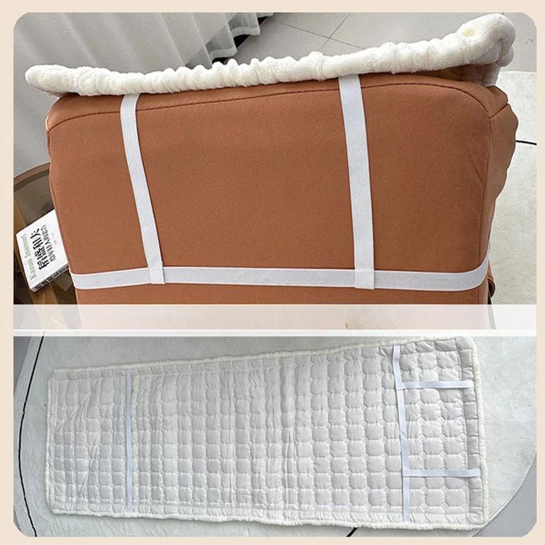 55x160cm Winter Thickened Foldable Rocking Long Chair Cushion for Garden Balcony Lounge Seating Sofa Tatami Mattress Home Decor