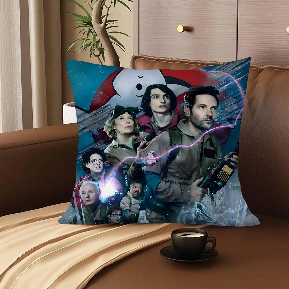 Film Ghostbusters F-Frozen E-Empire 2 Pillow Case Square Pillow Bedroom Sofa Leisure Comfort Cushion Living Room Home Decoration