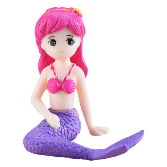 DIY Mermaid Mini Model Figurine Miniature Fairy Garden Bonsai Aquarium Decor