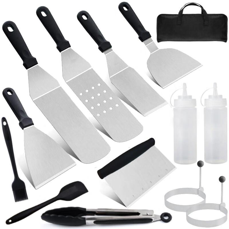 

Zhishi 14-Piece Stainless Steel BBQ Tool Set
