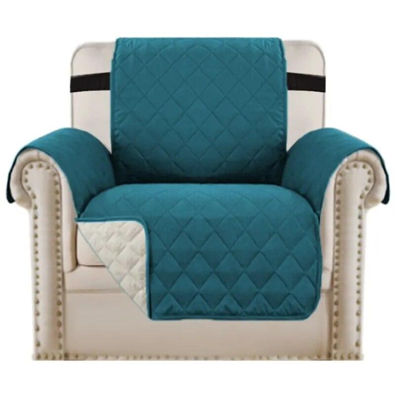 Waterproof Plaid Fabric Sofa Cover Anti-Slip Sofa Armchair Covers Luxury Folding Living Room Sofas Slipcover for 1/2/3/4 Seat