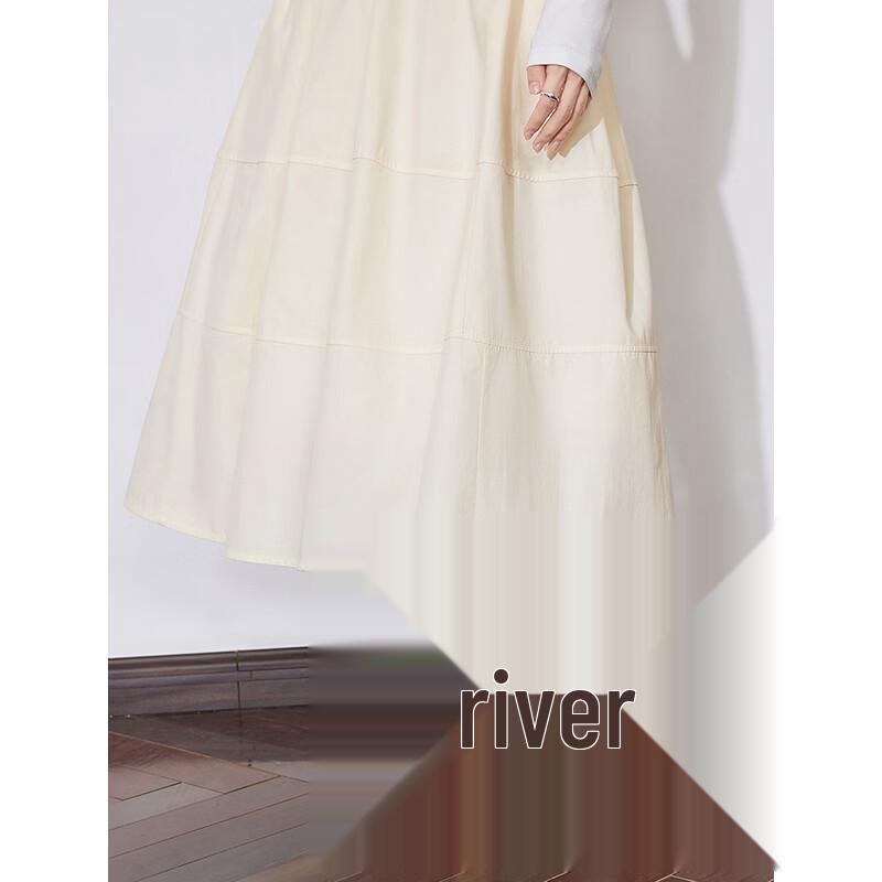 Chuyu Women's A-Line Puffy Mid-Length Skirt