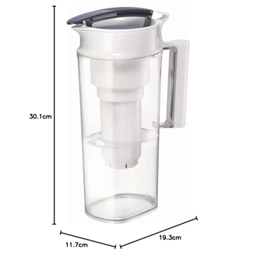 Toray Trevino Water Purifier Pot (High-Speed ??Filtration) 1.2L [Vertical/Horizontal Installation Type] PT502SV, High-Removal Capacity