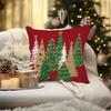 2Pcs 45x45cm Christmas Tree Cushion Cover Luxury Pillow Shell Dacron Throw Pillow Case  Children