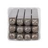 12-teiliges Metallstempel-Prägestempel-Set 1/8'' (3mm) Herz- und Tierstempel-Set Stempelwerkzeug zum Prägen von Metall, Leder, Holz