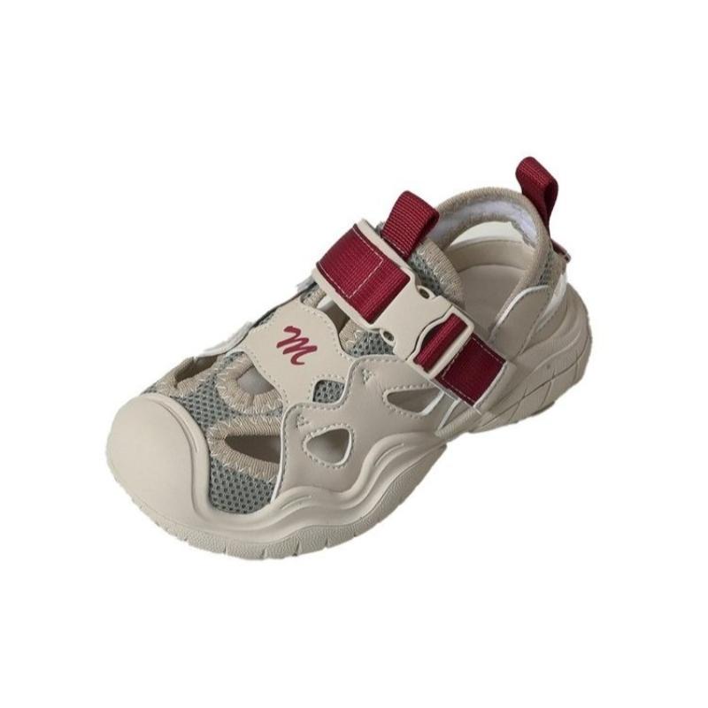 Fashion Girls' Shoes 2025 Summer New Kids Sandals Soft Soled Boys Mesh Shoes Simple Anti Slip Child Beach Shoe Zapatos De Mujer
