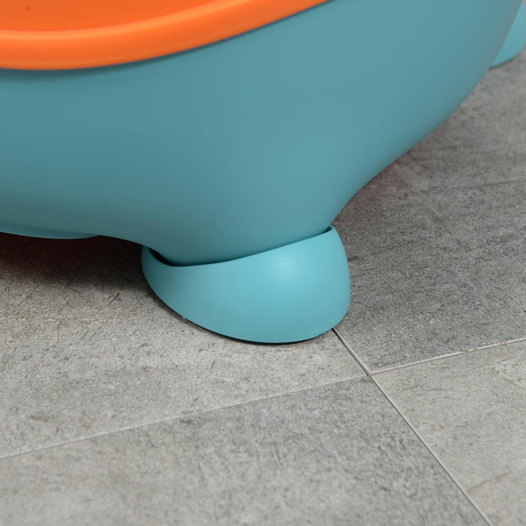 Baby Potty, 6-36 Months, Alien-Shaped, Lid, Non-Slip, 35.6x35.7x22.2 Cm, Blue