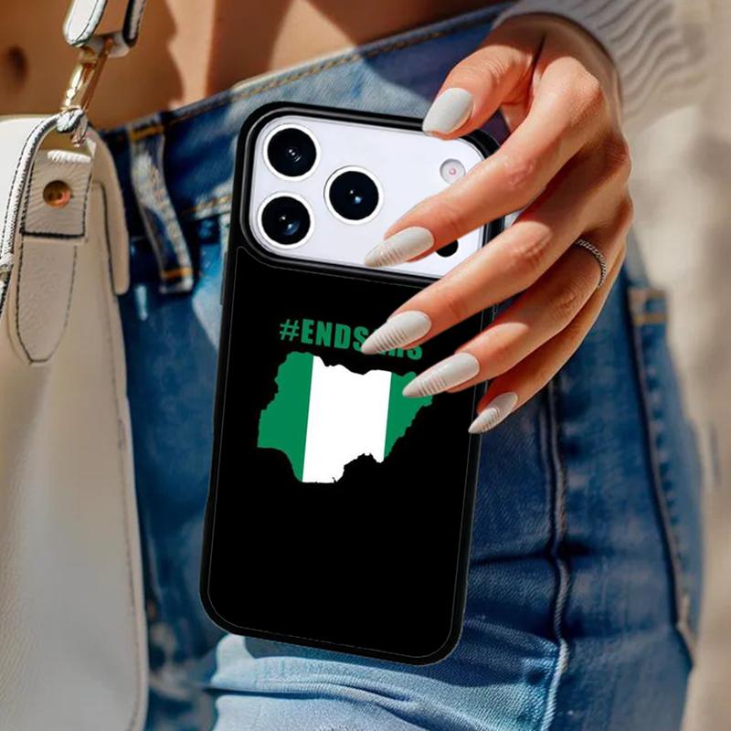 Nigeria Flag soft Phone Case For iPhone 17 Air 14 15 13 12 Max Cover For Apple 16e 11 Pro Max Plus Coque