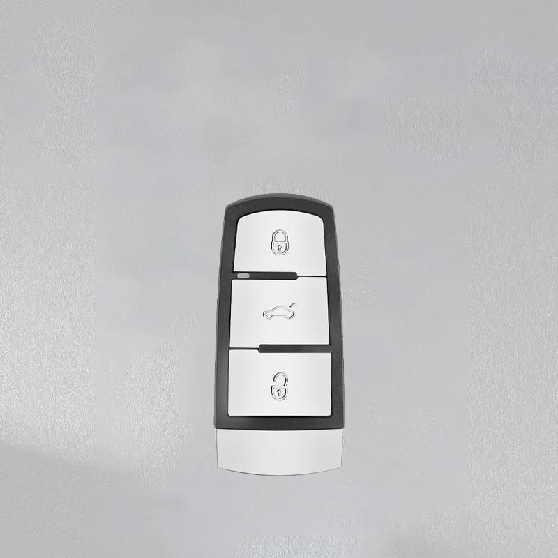 Zinc Alloy Leather Car Remote Key Case Protector Cover Shell Fob for VW Volkswagen Touareg 2019 2020 2021 2022 2023 Accessories H3RF