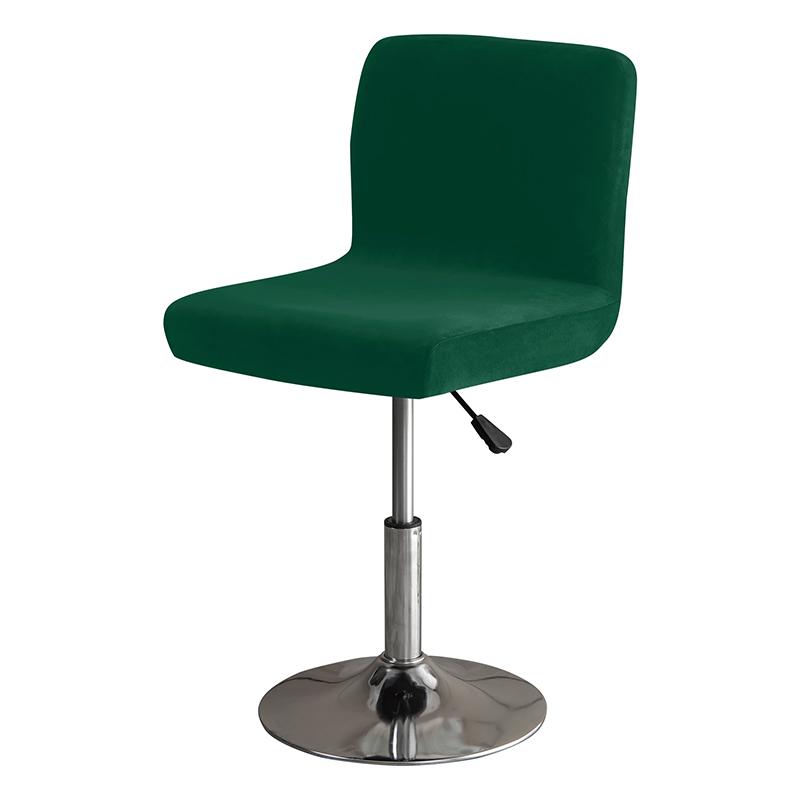 Solid Colors Bar Chair Cover Stretch For Bar Stool Short Back Dining Room Spandex Elastic Slipcover For Chairs Banquet Wedding