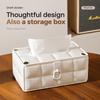 Large Capacity Tissue Box Holder Dust-proof Facial Tissue Box Durable Paper Holder  fo Homestay