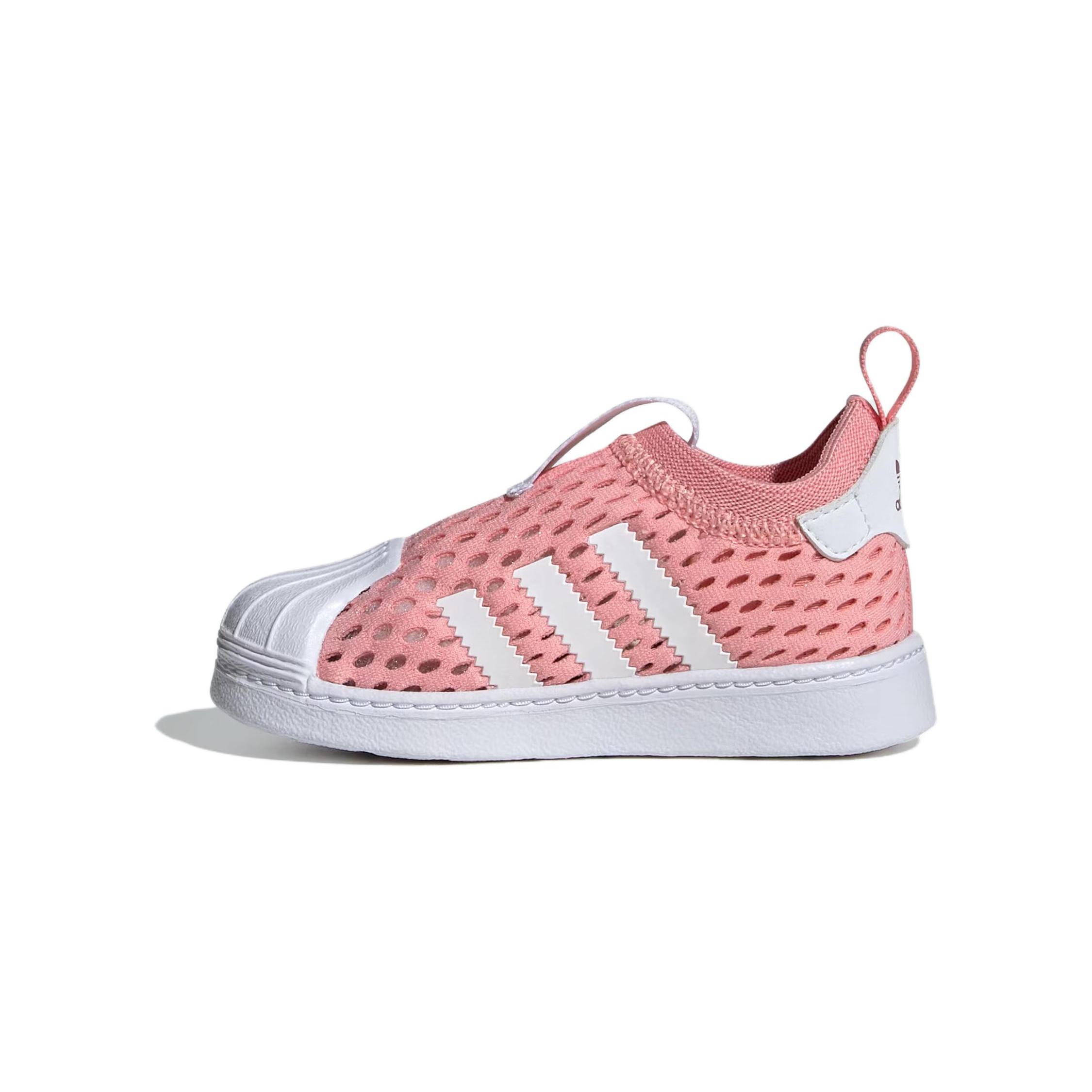 

Adidas Originals SUPERSTAR 360 2.0 BOOTS Low top Skateboard Shoes, Athletic Shoes Pink White Infant And Toddler JH6370 24