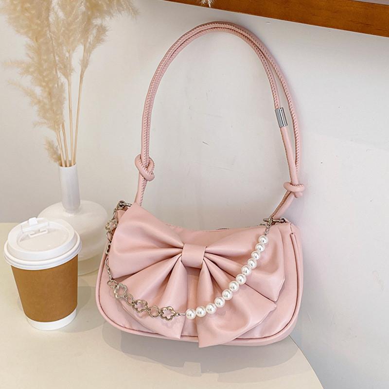 

Simple And Chic Pu Shoulder Bag For Women 2023 Popular Small Square Bag With Inner Phone Pocket рожевий