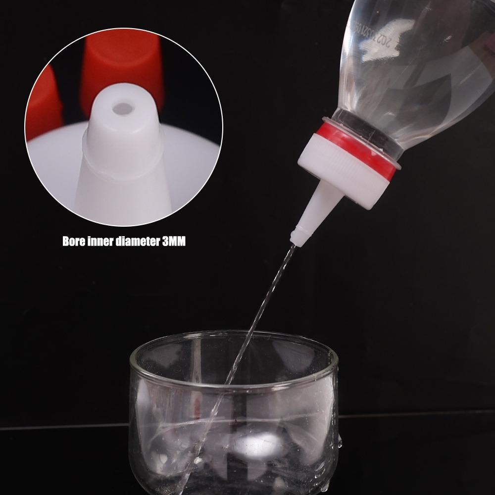 10Pcs Plastic Bottle Cap Tip Conversion Head 28mm Universal Squeeze Bottles Replacement Caps Leak Proof Bottle Sealing Cap