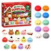 Christmas Countdown Set 2026 Squeeze Toy Advent Calendar, 24-Day Dumpling Bun Fidget Silicone Toys Box, Soft TPR Stress Relief Sensory Gift