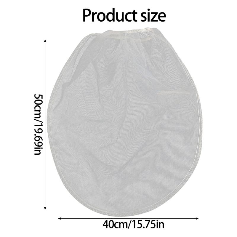 250 Micrometer Paint Filter Bags Paint Strainer Bag Elastic Edge 5 Gallon Bucket Compatible Reusable for Sprayers Gardening