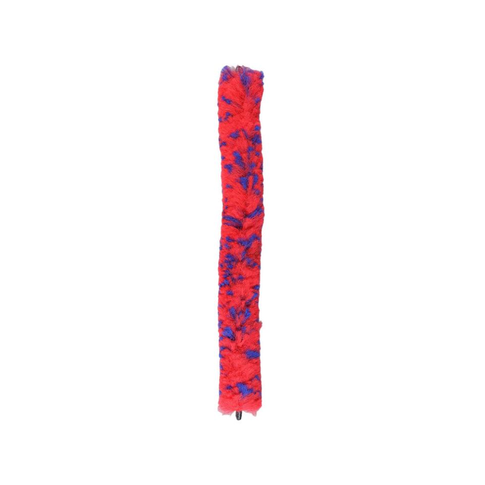 Saxophon-Krummhals-Reinigungspinsel, 28,5 cm, Rote & Blaue Borsten