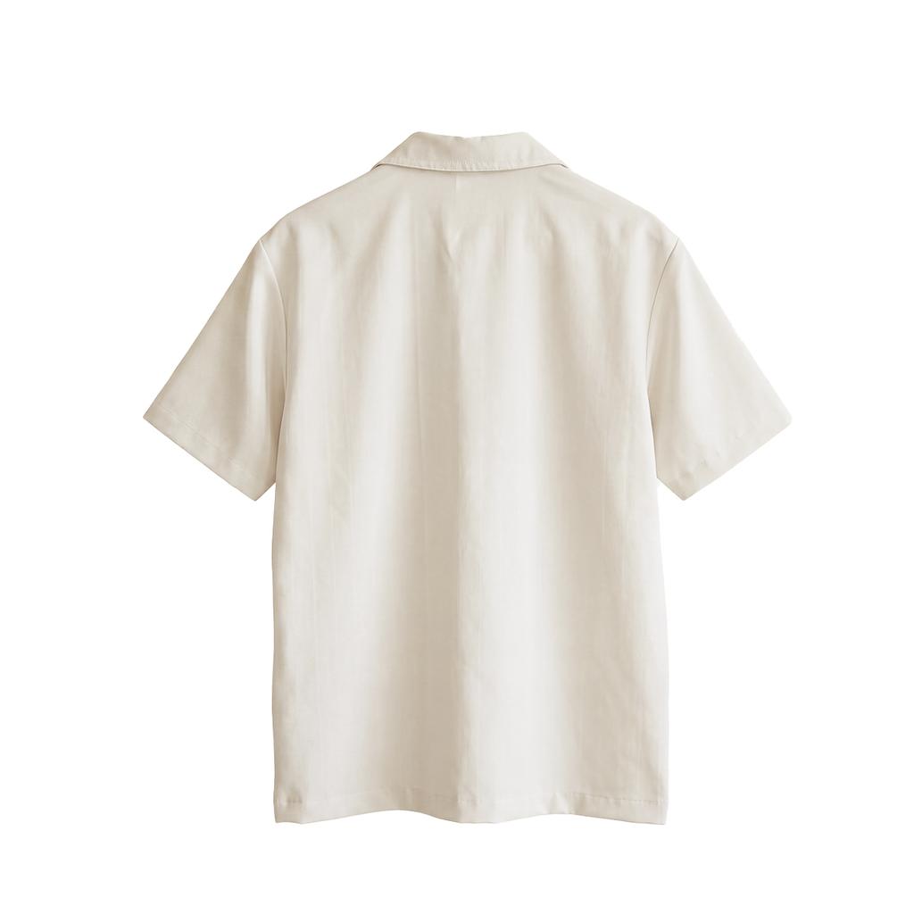 Anta Kyrie Classic Fashion Comfortable Versatile Casual Short Sleeve Shirt Unisex shirts Mud-Sand-Gray 172631109-1