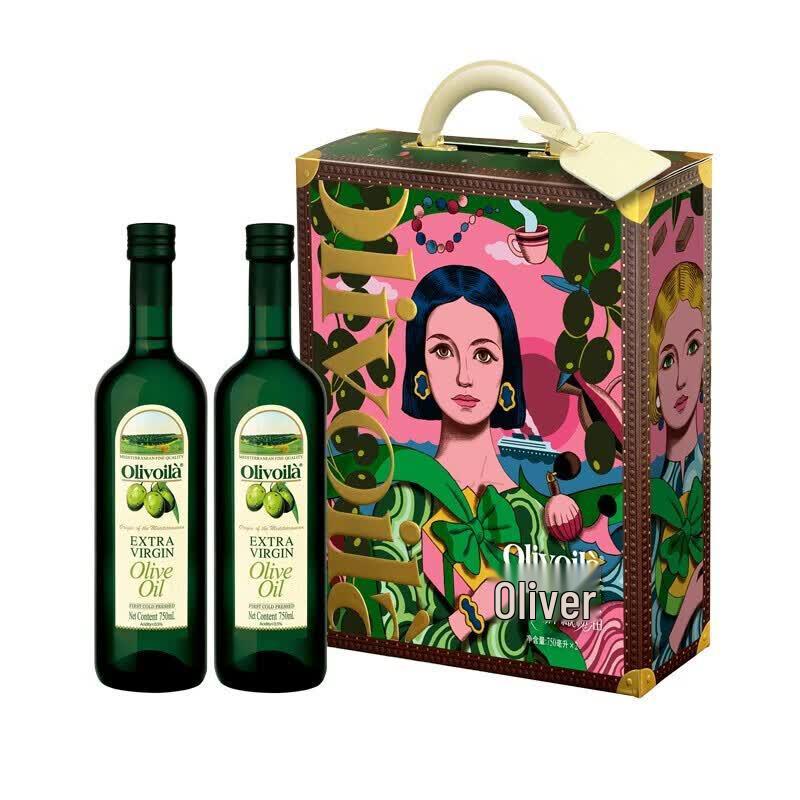Olivoila Extra Virgin Olive Oil, 2x750ml