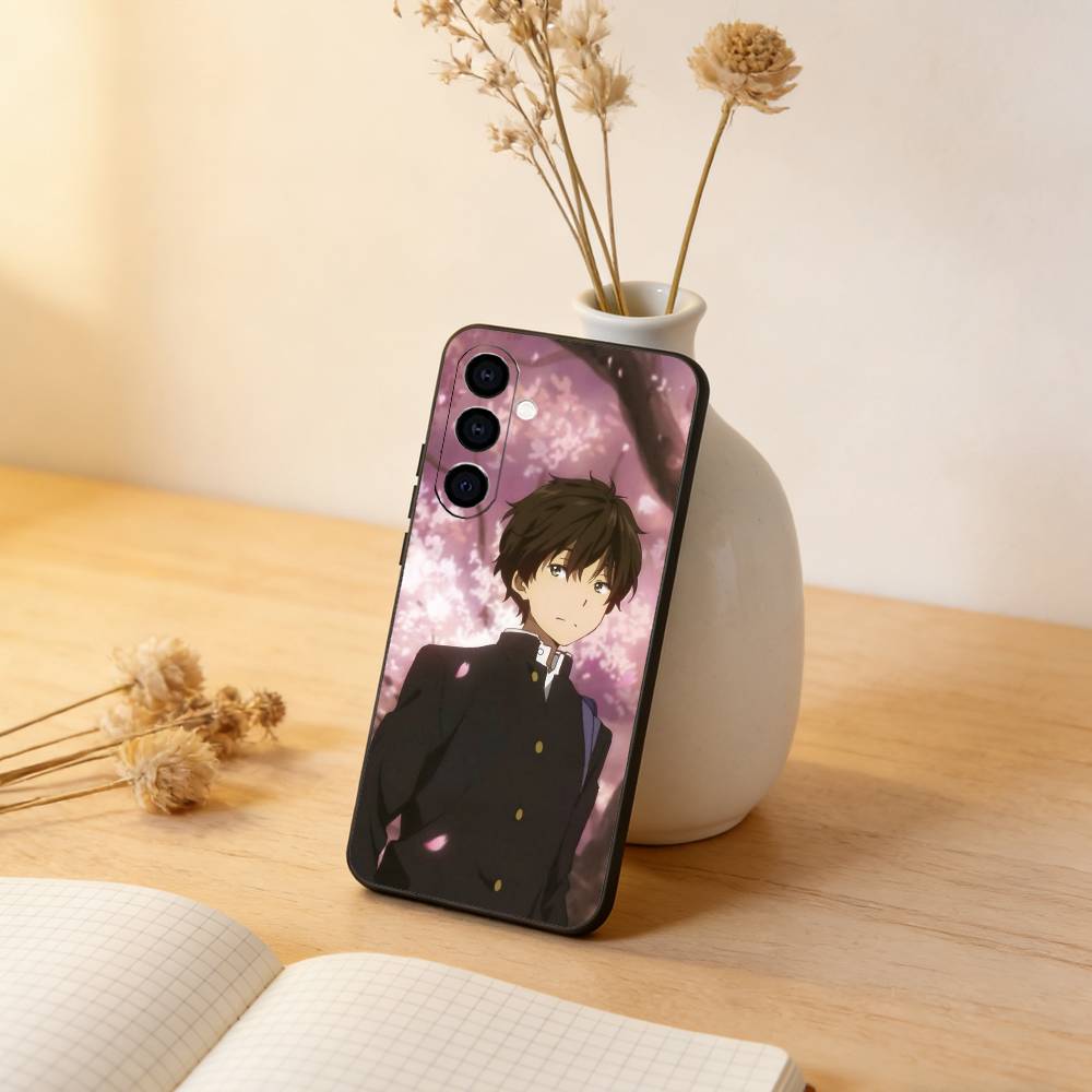 

Hyouka Hotaro Oreki Phone Case For Samsung Galaxy A73,A72,A71,A70,A53,A52,A51,Soft Silicone Black Cover Samsung a42 5g