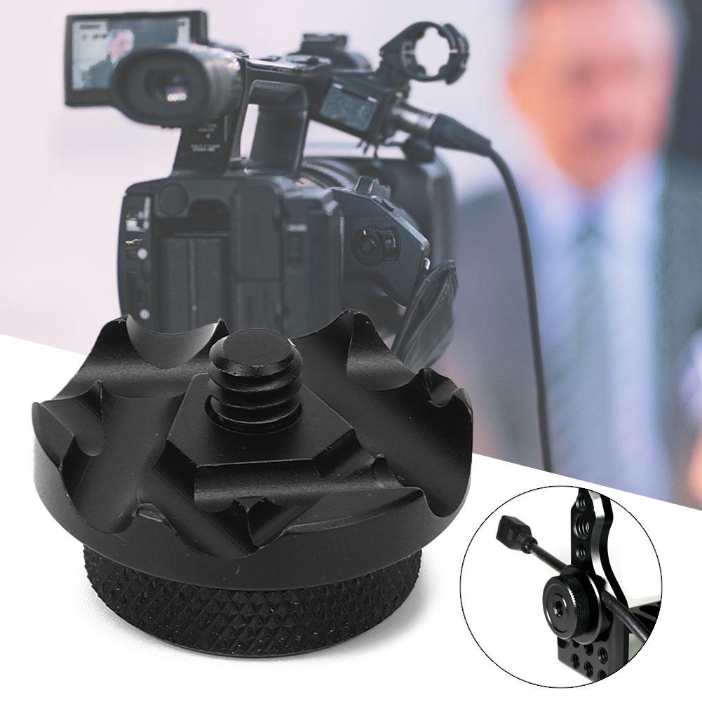 Aluminium Alloy Cage Round Wire Protection Clip Fixator Cable Clamp for SLR Camera