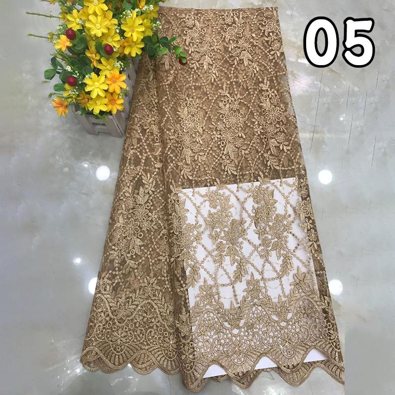 1 ярд Вышитая сетчатая ткань Платье Ципао Костюм Одежда для танцев DIY Шитье Кружевная ткань Французский дизайн 3D Вышитая ткань length 1yard