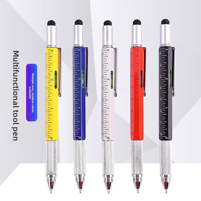Multifunction Tool Pen Level Ruler Touch Screen Screwdriver For Diy Projects And Office Work