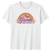 Teach Love Inspire Rainbow Butterfly Teacher TShirt Retro Style