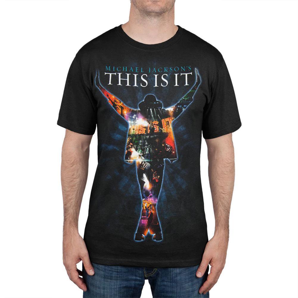 Vtg Michael Jackson T-shirt - This Is It 2009 Tour Collage L XXXXL