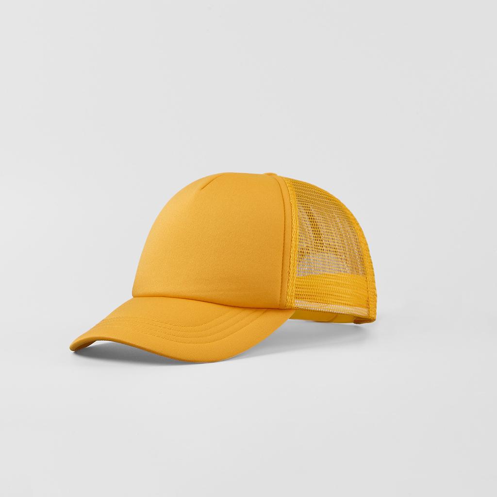 High Quality Custom Puff Printed 5 Panel Mesh Trucker Hats Foam Snap Back Adjustable Cap Striped Fashion Design Unisex