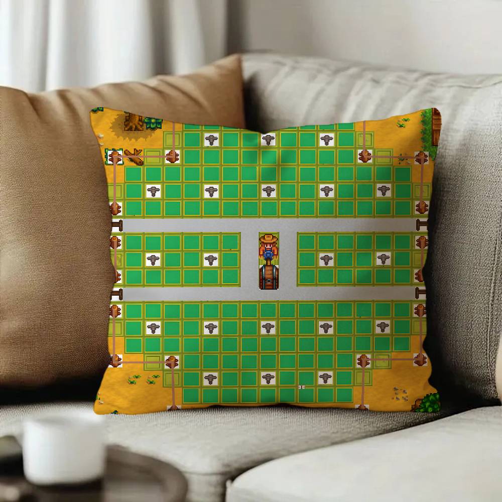 Anime Game Stardew Valley Pillow Cover Design cushion Cover decor Holiday Decorati