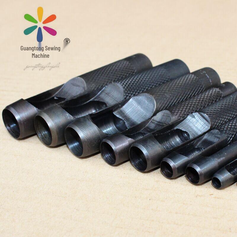 DIY Leather Carving & Belt Punch Tool Set - Round & German Punches