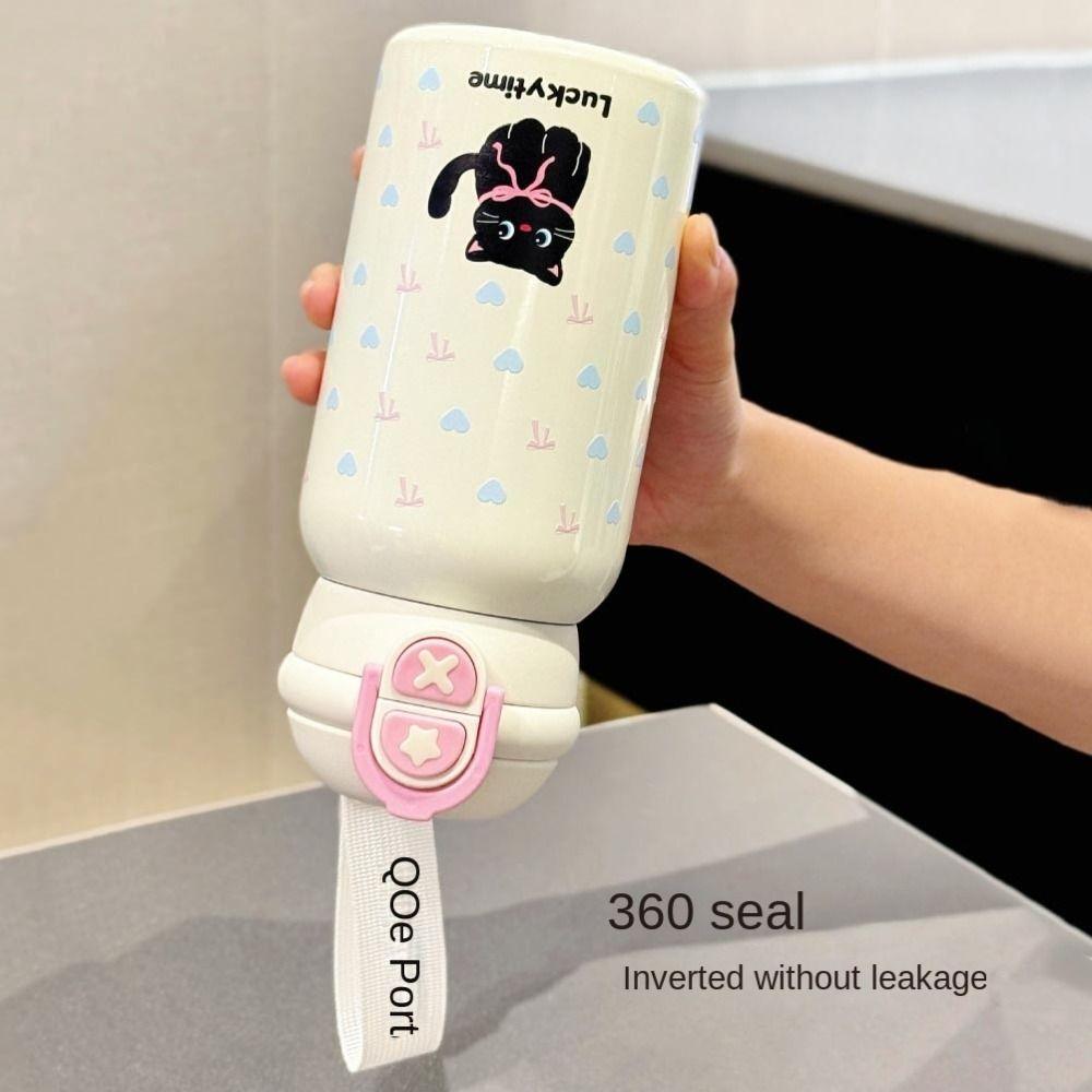 Cartoon Insulated Cup 500ml Water Mug Creative Thermal Bottle  Birthday Gift