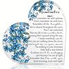 [2D Flat] A Heartfelt Acrylic Heart-Shaped Memorial Gift for Those Grieving The Loss of a Loved One, Serving As a Remembrance Piece for Funerals, Expr