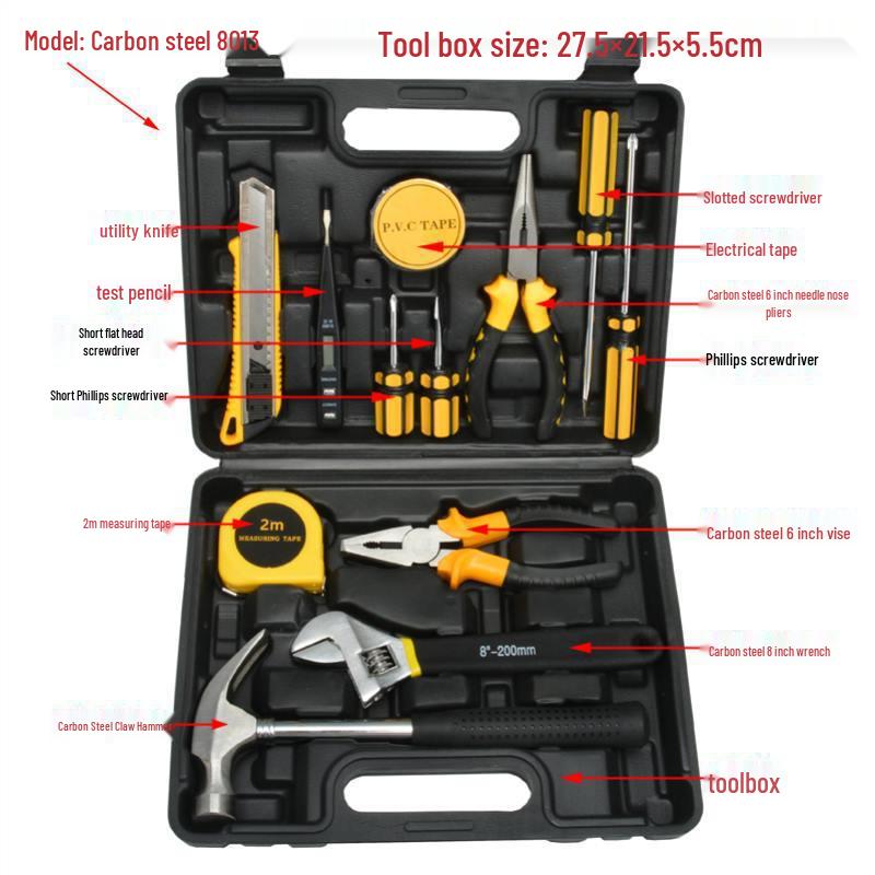 Portable Household Tool Kit for Car and Home Repair