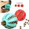 Dog Toy Ball Interactive Rubber Balls Puppy Chewing Toys Pet Tooth Cleaning Ball Cats Pets Food Treat Feeder Silicone Balls Toy