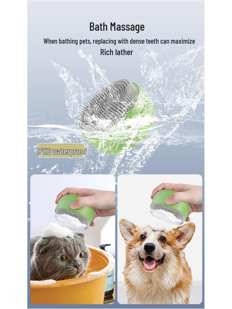 Pet Spray Massage Comb: Anti-Shedding & Bath Brush for Cats and Dogs