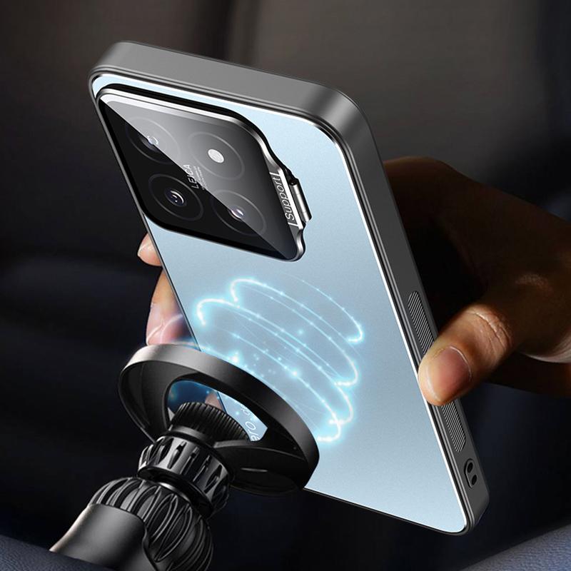 Pro Xiaomi 14 Pouzdro se stojánkem na objektiv Nárazuvzdorný kryt na telefon z PC+TPU