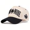 Baseball Stitching Embroidered Spades Noire Amour Neutral Gender Women  Men For Caps Spring And Autumn Outdoor Adjustable Casual Hats Hip Hop Urban