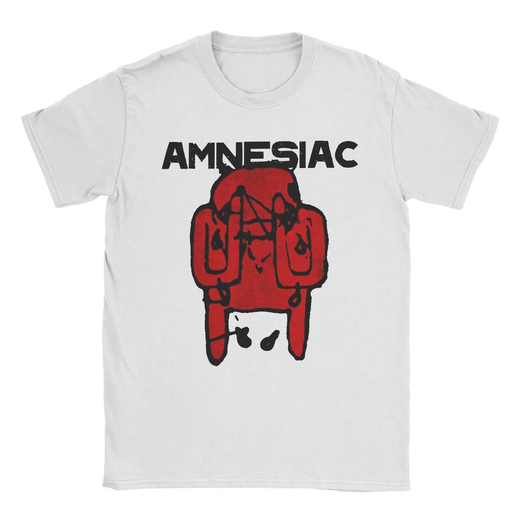 Novelty Radiohead Creep T-Shirt Unisex Cotton Short Sleeve Rock Band Round Neck Summer Tops Shirts