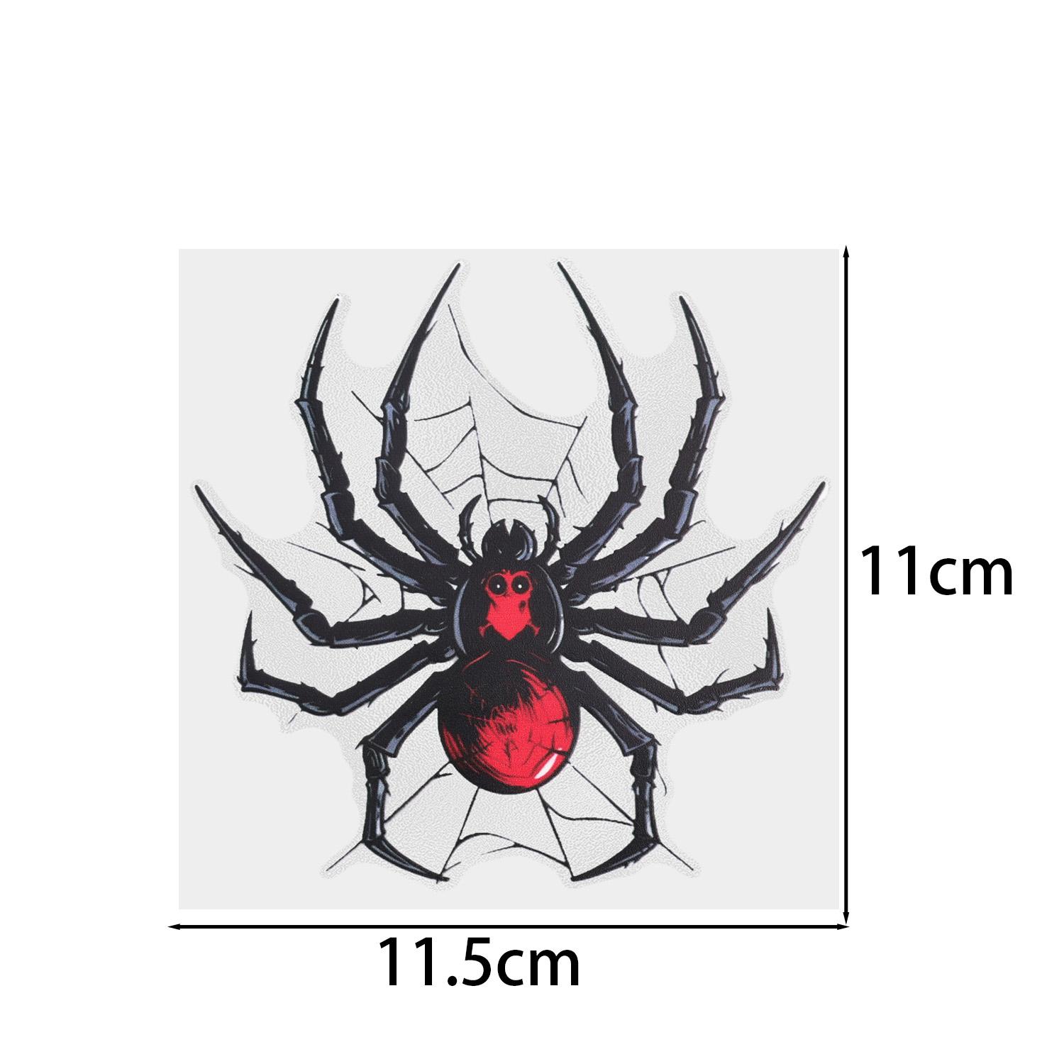 

3D Наклейка на автомобиль Паук Наклейка на автомобиль Водонепроницаемая наклейка Легко крепится Наклейки на кузов автомобиля Мультяшное животное Автомобильные принадлежности 1pc чёрный