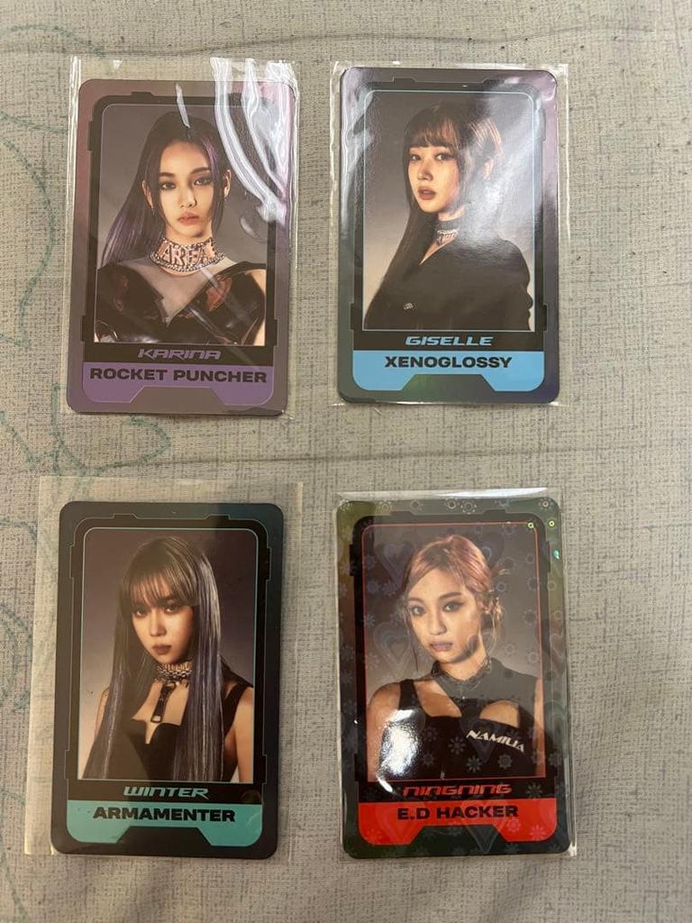 [USED] AESPA Official Trading Cards