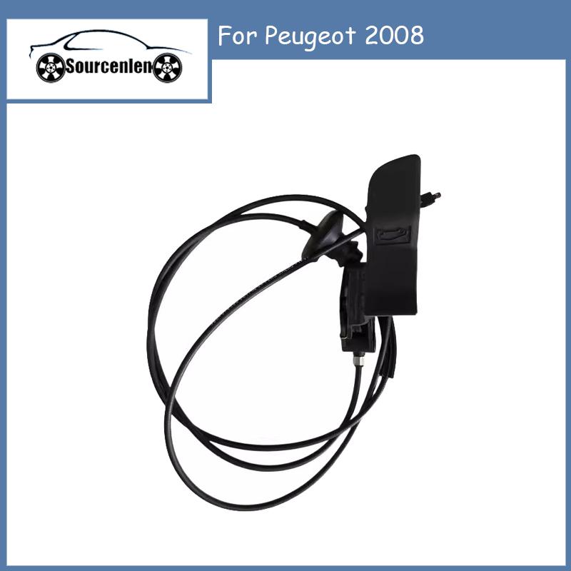 New ide Engine Hood Opening Handle Pull Cable Switch For Peugeot 2008 9804578580