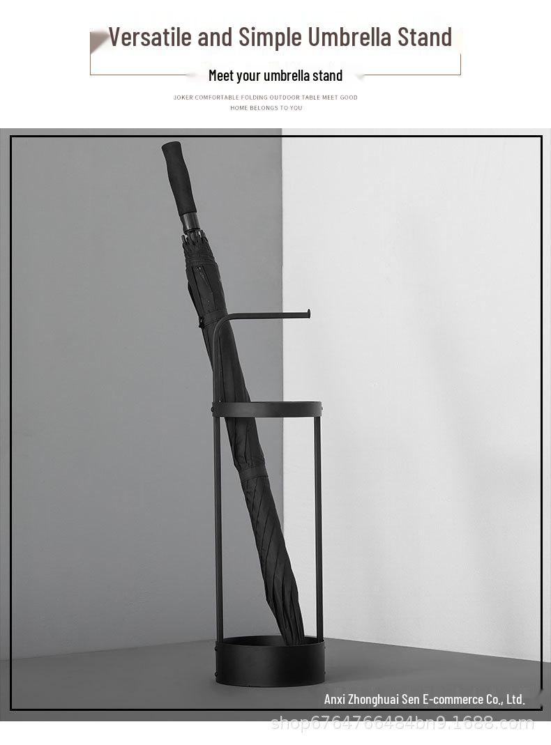 Nordic Luxury Umbrella Stand for Doorway, Hotel Lobby & Office чёрный