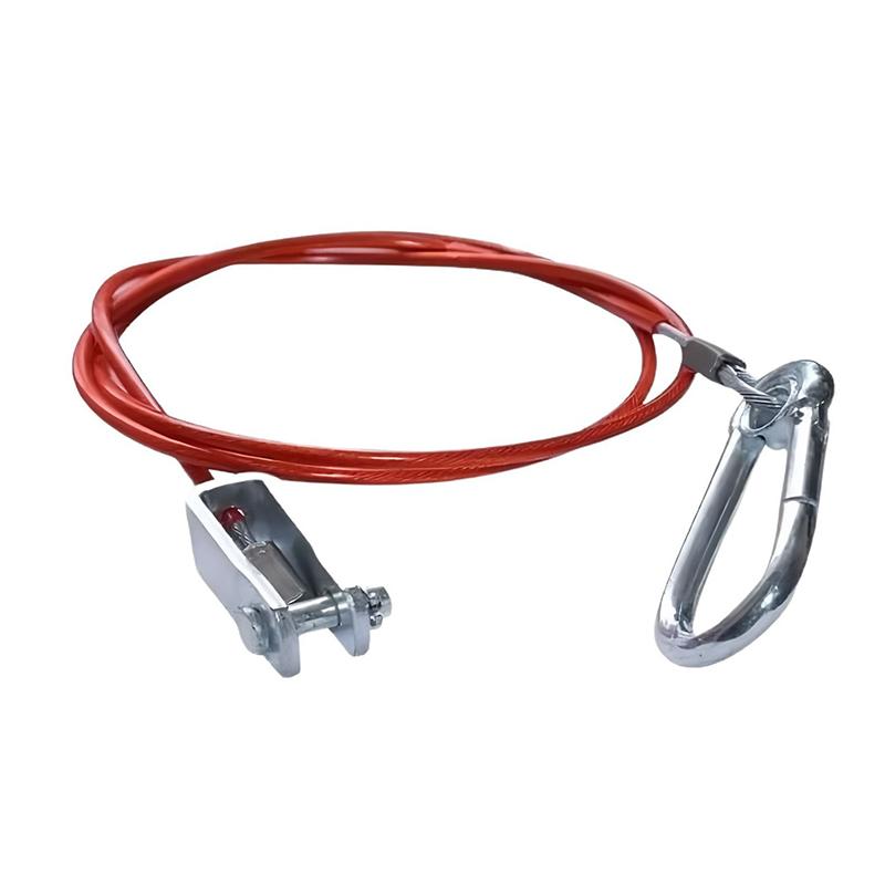1Pcs Car Trailer Safety Rope Trailer Breakaway Safety Cable With Clevis End For Caravans Horseboxes Trailer Tents Accessories red
