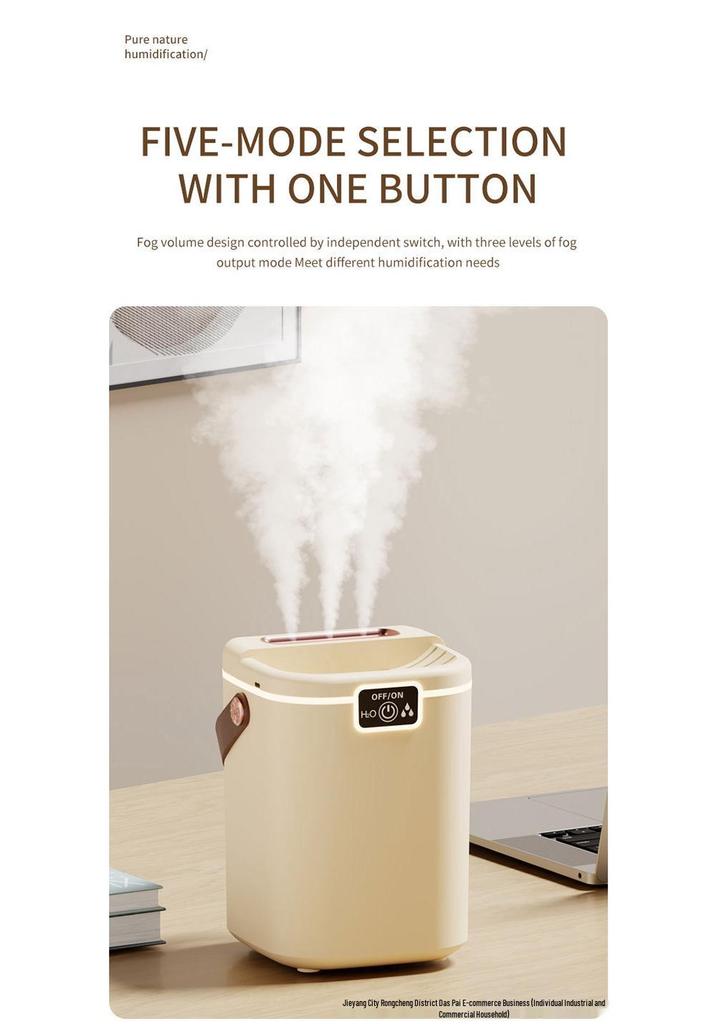 Dual Mist Air Humidifier for Home - New Stylish Design, Ideal Gift, Room Water Replenishment