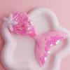 Colorful Glitter Seashell Fishtail Hair Clips for Cute Children's DIY Jewelry & Clothing Accessories